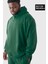 Erkek Büyük Beden Kapşonlu Ince Sweatshirt SPR24BSW57 2