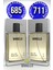 Parfüm 685 Erkek Fresh 50 Ml + 711 Erkek Fresh 50 Ml Edp 1