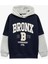 Kapşonlu Uzun Çıkma Kollu Şardonlu Oversize Kolej Baskılı Sweatshirt 1