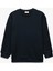 Pamuklu Uzun Kollu Bisiklet Yaka Oversize Basic Okul Sweatshirt 1