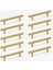 Alteta 10 Adet 96 mm Gold Altın Mobilya Kulp 10 Adet Metal Çekmece Dolap Dolabı Kapak Kulbu Kulpları 5