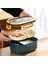 Taşınabilir Yemek Kabı Lunch Box 2 Katlı Diyet Beslenme Kutusu Saklama Kabı Çatal Kaşıklı Sefer Tası 4