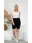 Kadın Büyük Beden Yüksek Bel Spor Viskon Tayt 1