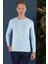 Ts 870 Slim Fit Mavi Spor T-Shirt 4