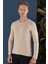 Ts 870 Slim Fit Bej Spor T-Shirt 4