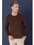 Ts 870 Slim Fit Kahve Spor T-Shirt 4