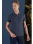 Ts 871 Slim Fit Indigo Spor T-Shirt 3