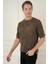 Tr 862 Slim Fit Kahve Klasik Triko 3