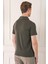 Slim Fit Düğmeli Polo Yaka Pamuklu Vizon Tişört Ts 879 4