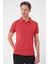 Slim Fit Düğmeli Polo Yaka Pamuklu Mercan Tişört Ts 879 2