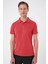 Slim Fit Düğmeli Polo Yaka Pamuklu Mercan Tişört Ts 879 3