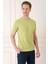 Slim Fit Bisiklet Yaka Pamuklu Kivi Tişört Ts 880 2
