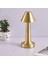 Çatı Model Gold Renk Şarjlı Dokunmatik 3 Renkli LED Masa Lambası 1