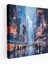 Harika Gelecek Şehir Kanvas Tablo - Modern Şehir Manzaralı Resim 1