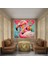 Flamingo Duvar Dekorasyonu - Kanvas Tablo Pop Sanat Illüstrasyonu Enerji 3