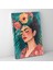 Frida Kahlo Tarzı Duvar Dekorasyonu - Frida Kahlo Duvar Sanatı Kanvas Tablo 1