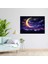 Gece Gökyüzü Galaksi Kanvas Tablo - Dünya Gece Gökyüzü Galaksi Illüstrasyonu Galaksi Duvar Sanatı 2