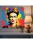 Pop Art Frida Kahlo Kanvas Tablo - Frida Kahlo Duvar Dekorasyonu Kişilik 2