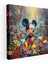 Impresyonist Mickey Mouse Kanvas Tablo 1