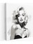 Minimalist Marilyn Monroe Kanvas Tablo: Siyah ve Beyaz Duvar Sanatı - Marilyn Monroe Ev Dekorasyonu 1