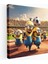 Minions Duvar Sanatı - Futbol Çılgınlığı - Enerjik Minions Kanvas Tablo 1