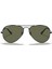 3025 002/58 58 Unisex Güneş Gözlüğü Aviator Polarize 5