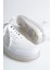 Bağcıklı erkek Spor Ayakkabı Beyaz Saks 3