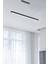 Lineer 120CM ( Siyah Kasa, Beyaz Işık ) Ledli Sarkıt Modern LED Avize, Salon, Mutfak, Lineer Avize 2