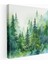 Yeşil Çam Kanvas Tablo - Yeşil Çam Duvar Dekorasyonu Canlı Fırça Darbeleri Kanvas Duvar Sanatı 1