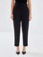 Lcw Vision Siyah Kadın Havuç Kesim Düz Pantolon 3