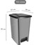 Slim Pedallı Banyo Mutfak Çöp Kovası - 10 Litre - Antrasit 3