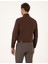 Erkek Kahverengi Slim Fit Uzun Kollu Basic Gömlek 50316734-VR029 5