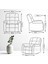 Relax TV Koltuğu Bern Ergonomik Döner Mekanizma Kadife Polyester Krem Beyaz Dekoratif Baba Koltuğu 5