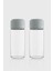 Hibrit 244 ml Gri Kapaklı 2'li Cam Baharatlık Seti 161005 1