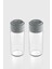 Hibrit 244 ml Gri Kapaklı 2'li Cam Baharatlık Seti 161005 2