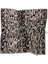 Siyah Leopar Desen Twill İpek Eşarp 5