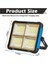 L03 Solar Taşınabilir LED Kamp Lambası – 150W 306 LED USB Şarjlı Powerbank Özellikli Su Geçirmez Flaşhör 4 Mod 2