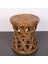Mylamp Şölen 40X36 cm Doğal Kubu Rattan Sehpa & Tabure- Antik Renk 1