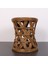 Mylamp Şölen 40X36 cm Doğal Kubu Rattan Sehpa & Tabure- Antik Renk 2