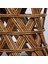 Mylamp Şölen 40X36 cm Doğal Kubu Rattan Sehpa & Tabure- Antik Renk 3