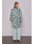Yeşil Yuvarlak Desenli Tunik 4