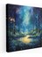 Gece Ormanı Kanvas Tablo - Duvar Sanatı Gece Kanvas Tablo 1
