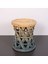 Mylamp Şölen 40X36 cm Doğal Kubu Rattan Sehpa & Tabure 1