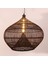 Mylamp Atlas Doğal Rattan Avize 60X70 cm 4