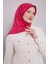 K.fuşya Düz Renk Trend Twill Eşarp 3