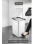 Slim Pedallı Banyo Mutfak Çöp Kovası - 15 Litre - Beyaz 1