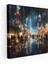 Lentiküler Kanvas Tablo: Neon Gece Şehri 1