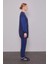 Lacivert Parıltılı Şerit Detay Ikili Takım 8