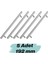 Mobilya Mutfak Çekmece Dolap Kapak Kulpu Kulbu 192 mm Inox Metal Kulp (5 Adet) 1