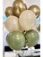 Krom Gold Retro Deniz Kumu Küf Yeşili Balon Seti 1